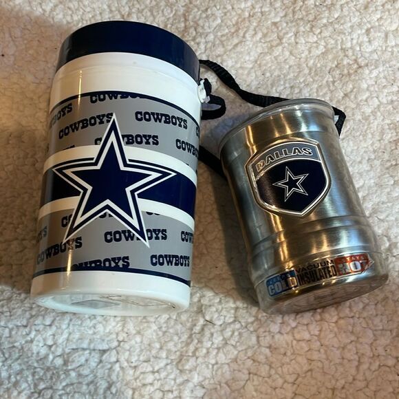 Dallas cowboy cup drinking cup bundle